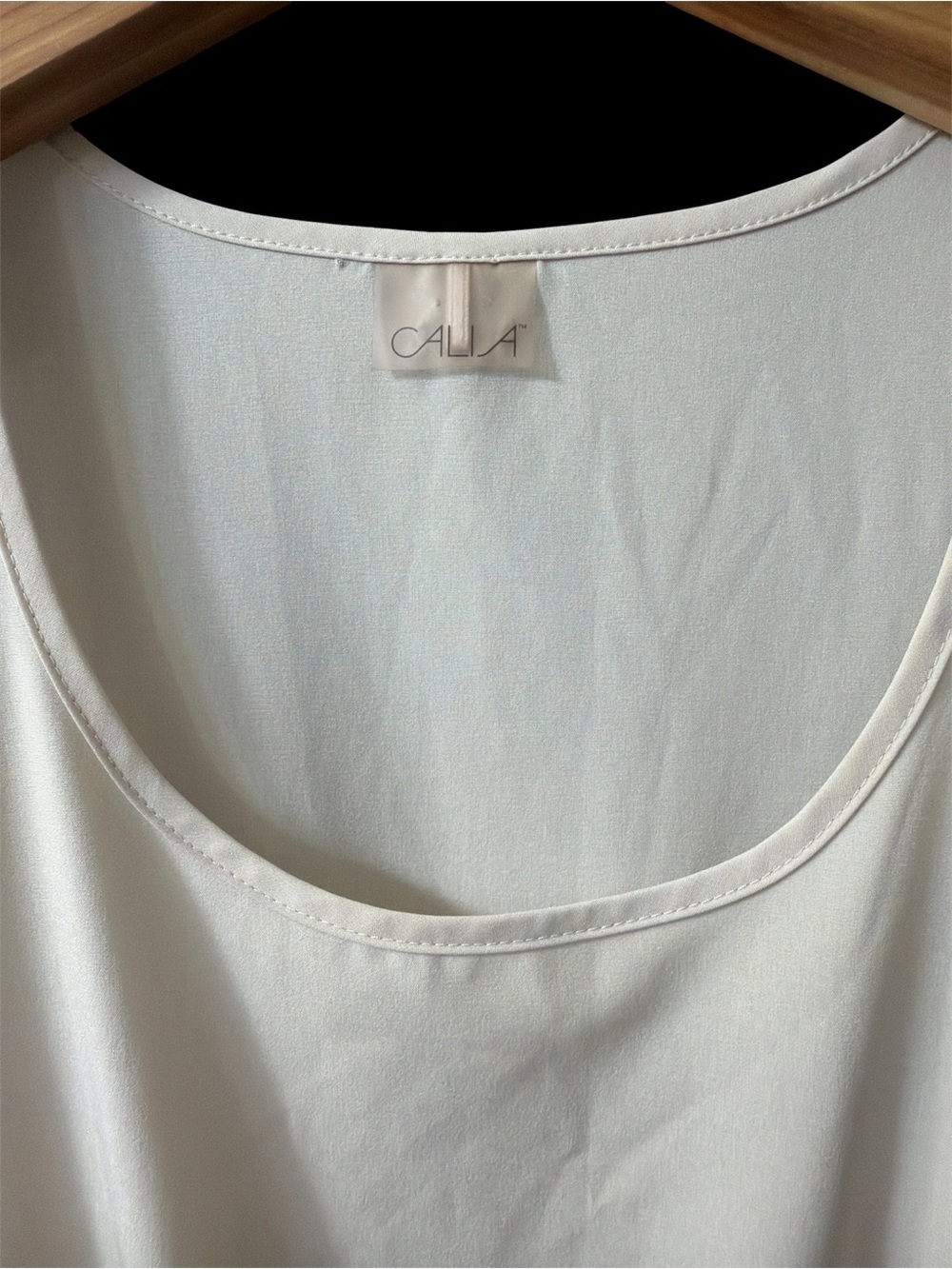 NWOT CALIA by Carrie Underwood Sleeveless Drawstring Midi Dress in Birch Medium - Picture 3 of 8